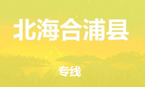 邯鄲到北海合浦縣物流公司-電動車托運(yùn)專線-上門服務(wù)