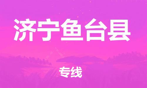 邯鄲到濟(jì)寧魚臺縣物流公司-物流專線快速準(zhǔn)時-急速響應(yīng)